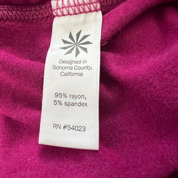 ATHLETA Beachcomber Midi Hi-Low Skirt Medium Cactus Flower Pink Athleisure - Picture 7 of 8